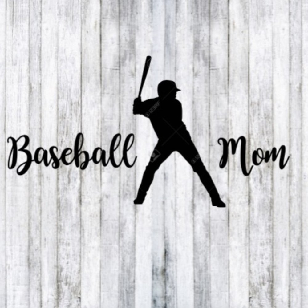 Baseball Mom Car Window Decal Sticker
